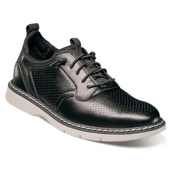 STACY ADAMS Boy's Sync Elastic Lace Sneaker Size 12.5M BLACK